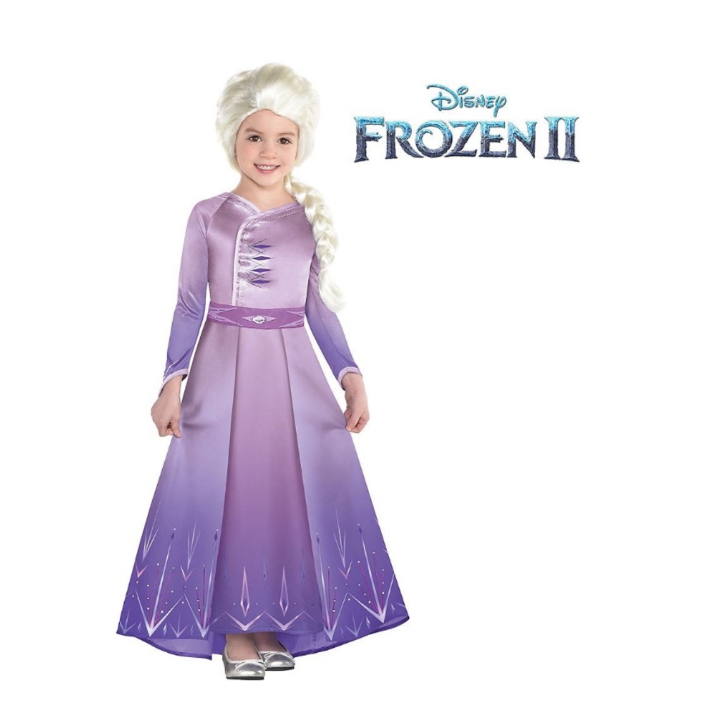 Frozen 2 Elsa Purple Costume Dress